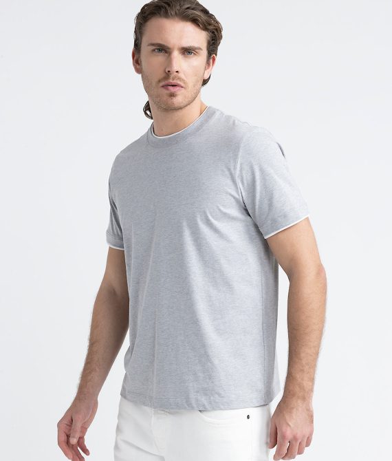 Soft pure cotton jersey T-shirt