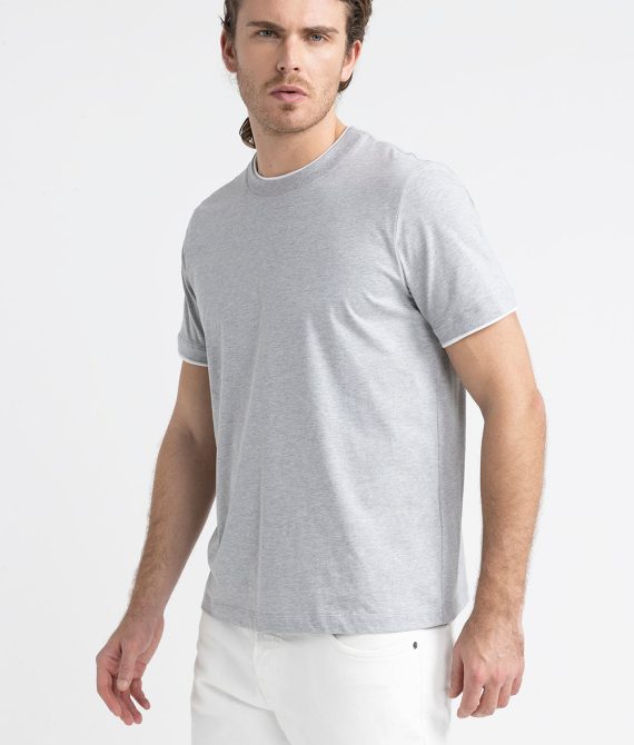 Soft pure cotton jersey T-shirt