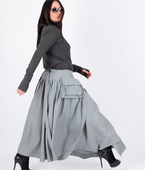 Asymmetrical Long Skirt Zefira