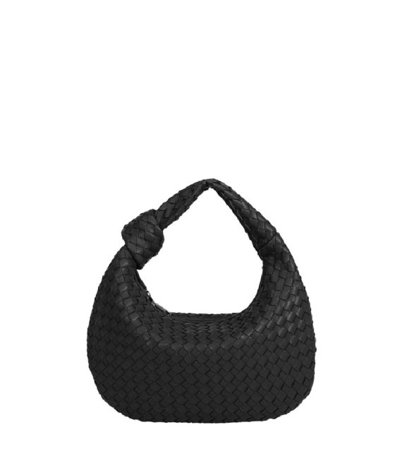 Drew Small Black Recycled Vegan Top Handle Bag