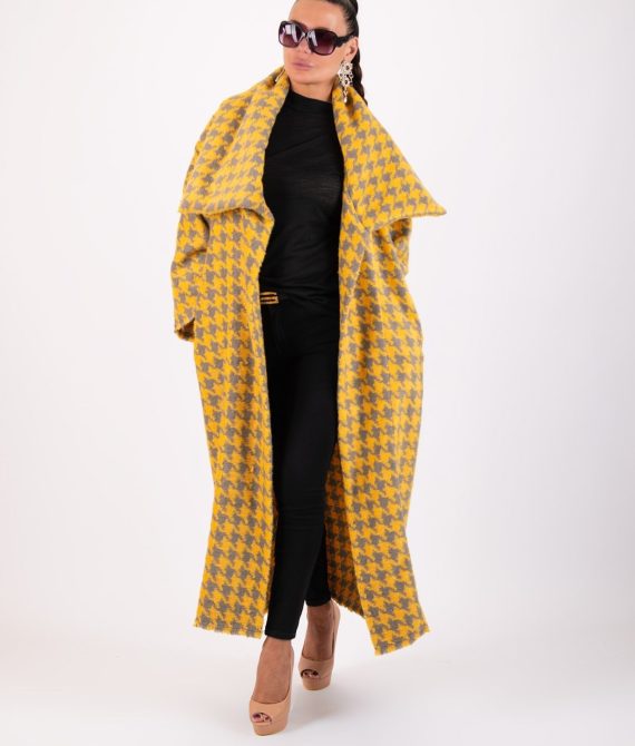 Winter Houndstooth Coat OFELIA