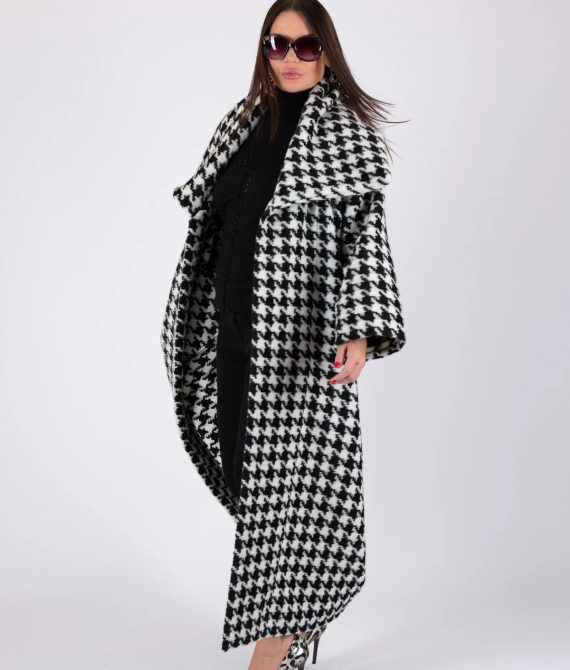 Winter Houndstooth Coat OFELIA